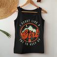 I Scout Like A Girl Try To Keep Up Scouts Camping Scout Women Tank Top Unique Gifts