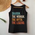 Sharon The Woman The Myth The Legend First Name Sharon Women Tank Top Personalized Gifts