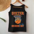 Sister Of The Birthday Boy Basketball Birthday Family Party Women Tank Top Personalized Gifts