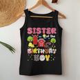 Sister Of The Birthday Boy Farm Animal Family Party Decor Women Tank Top Funny Gifts