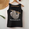 Slothville Sloth Animal Lover Women Tank Top Unique Gifts