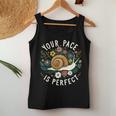 Snail Lover Cottagecore Forestcore Positive Quote Kid Women Tank Top Funny Gifts