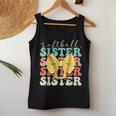 Softball Sister Vintage Sport Lover Sister Mothers Da Women Tank Top Funny Gifts