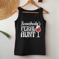 Somebody's Feral Aunt Auntie Birthday Christmas Women Tank Top Unique Gifts