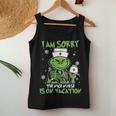 I Am Sorry The Nice Nurse Is On Vacation Christmas Nurse Women Tank Top Funny Gifts