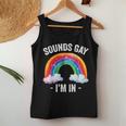 Sounds Gay I'm In Rainbow Lgbt Pride Gay Women Tank Top Unique Gifts