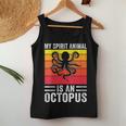 My Spirit Animal Is An Octopus Retro Vintage Women Tank Top Unique Gifts