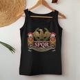 Spqr Legionario De Roma Imperio Romano Ejército Romano Camiseta sin mangas para mujer Regalos divertidos