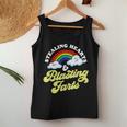 Stealing Hearts & Blasting Farts Rainbow Valentines Women Tank Top Unique Gifts