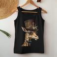 Steampunk Mr Giraffe Women Tank Top Personalized Gifts