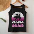 Süßer Mama Bär & Jungtiere Muttertag Rosaintage Retro Groovy Tank Top Frauen Lustige Geschenke