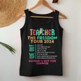 Teacher The Freedom Tour School's Out For Summer Last Day Women Tank Top Unique Gifts