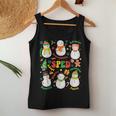 Teacher Special Education Sped Merry Christmas Cute Snowman Women Tank Top Unique Gifts