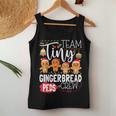 Team Tiny Gingerbread Peds Crew Christmas Pediatric Nurse Women Tank Top Unique Gifts