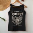 Team Wright Family Name Lifetime Member Women Tank Top Funny Gifts