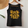 Test Day Rock The Test Motivational Teacher Student Testing Women Tank Top Unique Gifts