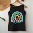 Test Day Teacher Rock The Test Day Vibes Testing Day Women Women Tank Top Funny Gifts