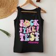 Testing Day Teacher Student Motivational Rock The Test Women Tank Top Unique Gifts