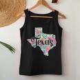 Texas Home State Pride Floral Vintage Texas Retro Flowers Women Tank Top Unique Gifts
