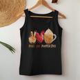 Thanksgiving Fall Peace Love Pumpkin Spice Women Tank Top Unique Gifts