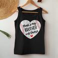 That’S My Brother Out There Baseball Sister Distressed Heart Women Tank Top Unique Gifts
