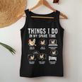 Things I Do In My Spare Time Farmar Farm Chicken Lover Women Tank Top Unique Gifts