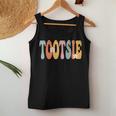 Tootsie Retro Groovy Mama Süße Lustige Oma Zum Muttertag Tank Top Frauen Lustige Geschenke