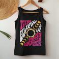 Total Eclipse 2024 Retro Groovy North American Tour Concert Women Tank Top Funny Gifts