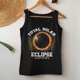 Total Solar Eclipse 2024 Flower Totality Spring 08-04-2024 Women Tank Top Funny Gifts