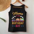 Train Bday Party Railroad Mama Of The Birthday Boy Theme Women Tank Top Funny Gifts