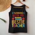 Twinning With My Bestie Teacher Boy Spirit Week Twin Day Women Tank Top Unique Gifts