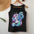 Unicorn Mermaid 6Th Birthday 6 Year Old Party Girls Outfit Women Tank Top Funny Gifts