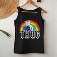 Unicorn Rainbow Thug Distressed Women Tank Top Unique Gifts