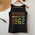 Vintage 1962 60 Years Old And 60Th Birthday Women Tank Top Unique Gifts