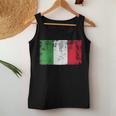Vintage Italian Banner Fan Italy Flag Italia Retro Women Tank Top Unique Gifts
