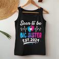 Vintage Promoted To Big Sister 2024 Father's Day Women Tank Top Unique Gifts