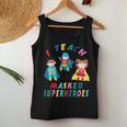 Virtual Teaching I Teach Masked Superheroes Pre-K Teacher Women Tank Top Unique Gifts