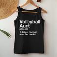 Volleyball Aunt Definition & Sassy Sports Women Tank Top Unique Gifts