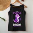 I Wear Purple For My Mom Lupus Awareness Dinosaur Women Tank Top Unique Gifts