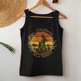 Wild Flowers And Wild Horses Vintage Sunset Country Cowgirl Women Tank Top Funny Gifts
