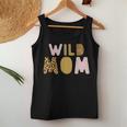 Wild One Mom Two Wild Birthday Outfit Zoo Birthday Animal Women Tank Top Personalized Gifts