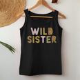 Wild One Sister Two Wild Birthday Outfit Zoo Birthday Animal Women Tank Top Personalized Gifts