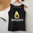 Women's Papacado Avocado Father Dad Avocados Tank Top Frauen Lustige Geschenke