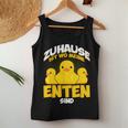 Zuhause Ist Wo Meine Enten Sind Ducks Tank Top Frauen Lustige Geschenke