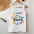 2024 Last Day Of School Autograph 1St Grade Graduation Party Women Tank Top Personalized Gifts