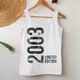 21St Birthday 21 Years Old Man Woman Vintage 2003 Women Tank Top Unique Gifts