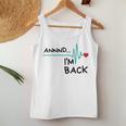 Annnd I'm Back Heart Attack Survivor Quote Women Tank Top Unique Gifts