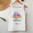 Children's Bye Kindergarten School Enrolment Giraffe Retro School Child Tank Top Frauen Lustige Geschenke