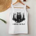 I Chose The Bear For Animal Lovers And A Camping Bear Women Tank Top Unique Gifts