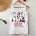 Dad Of The Birthday Girl Farm Cow 1 St Birthday Girl Women Tank Top Personalized Gifts